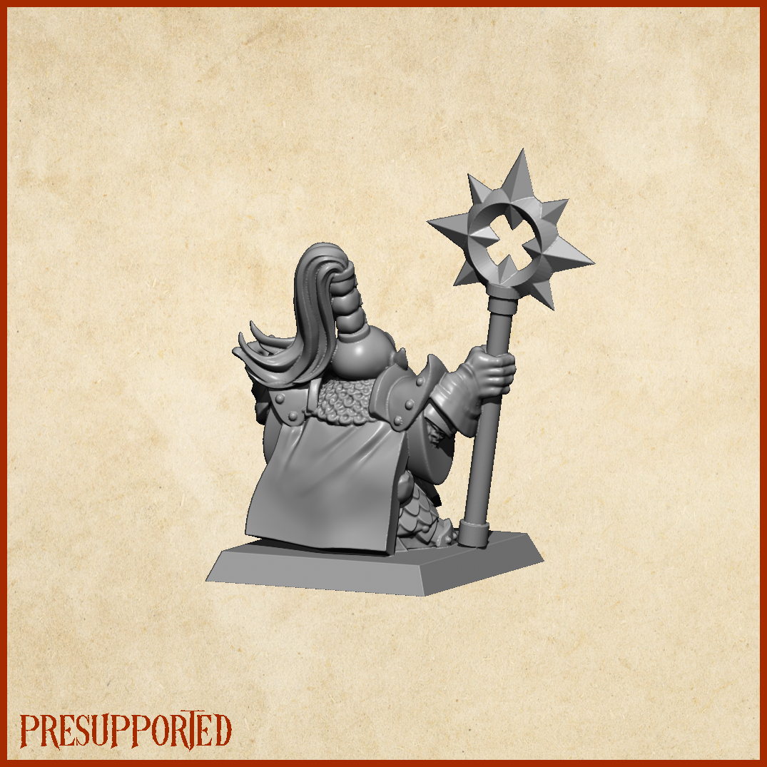 Infernal Sorcerer, Old Infernal Dwarves - MoM Miniatures - Image 4