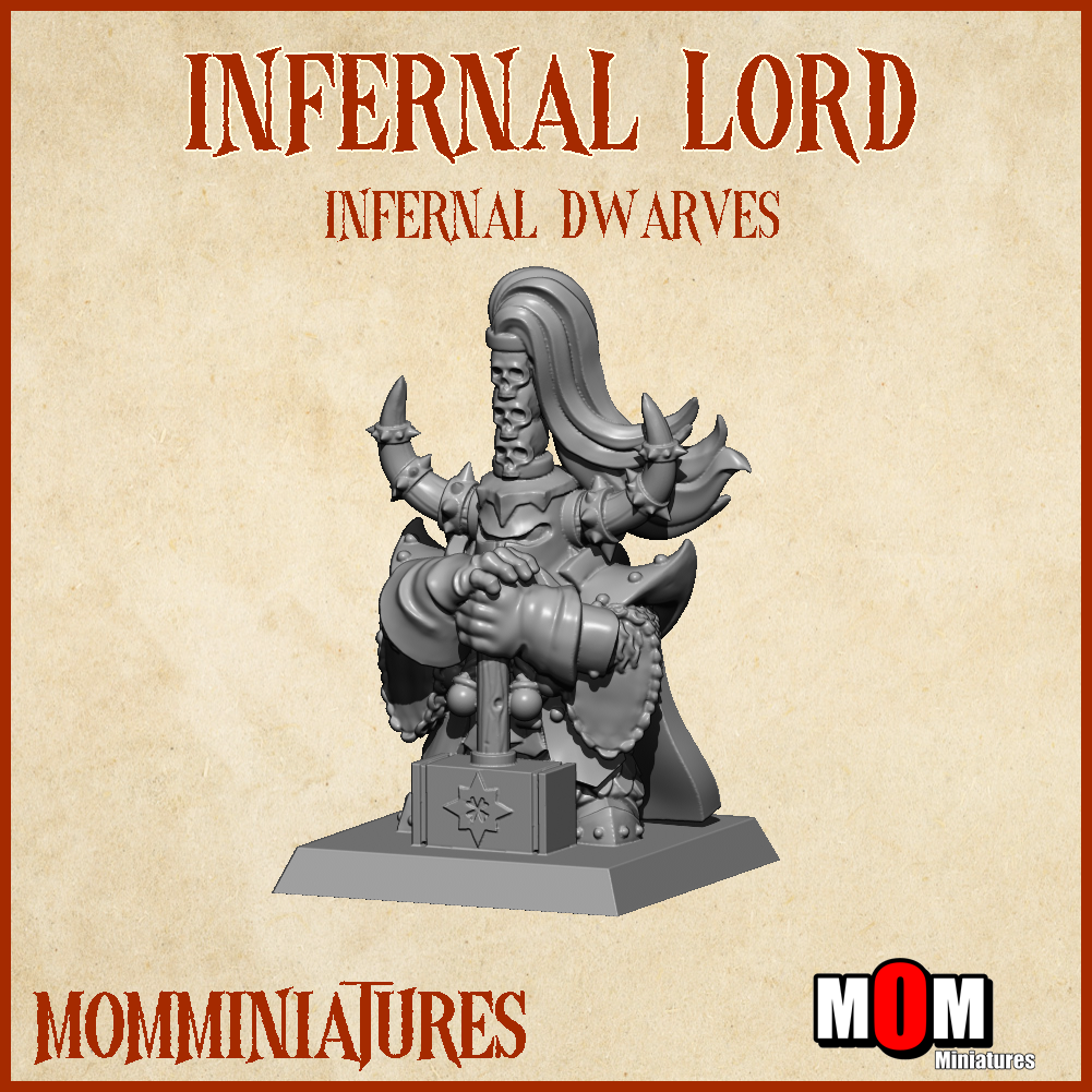 Infernal Dwarf Army Bundle 1, Infernal Dwarves - MoM Miniatures - Image 18