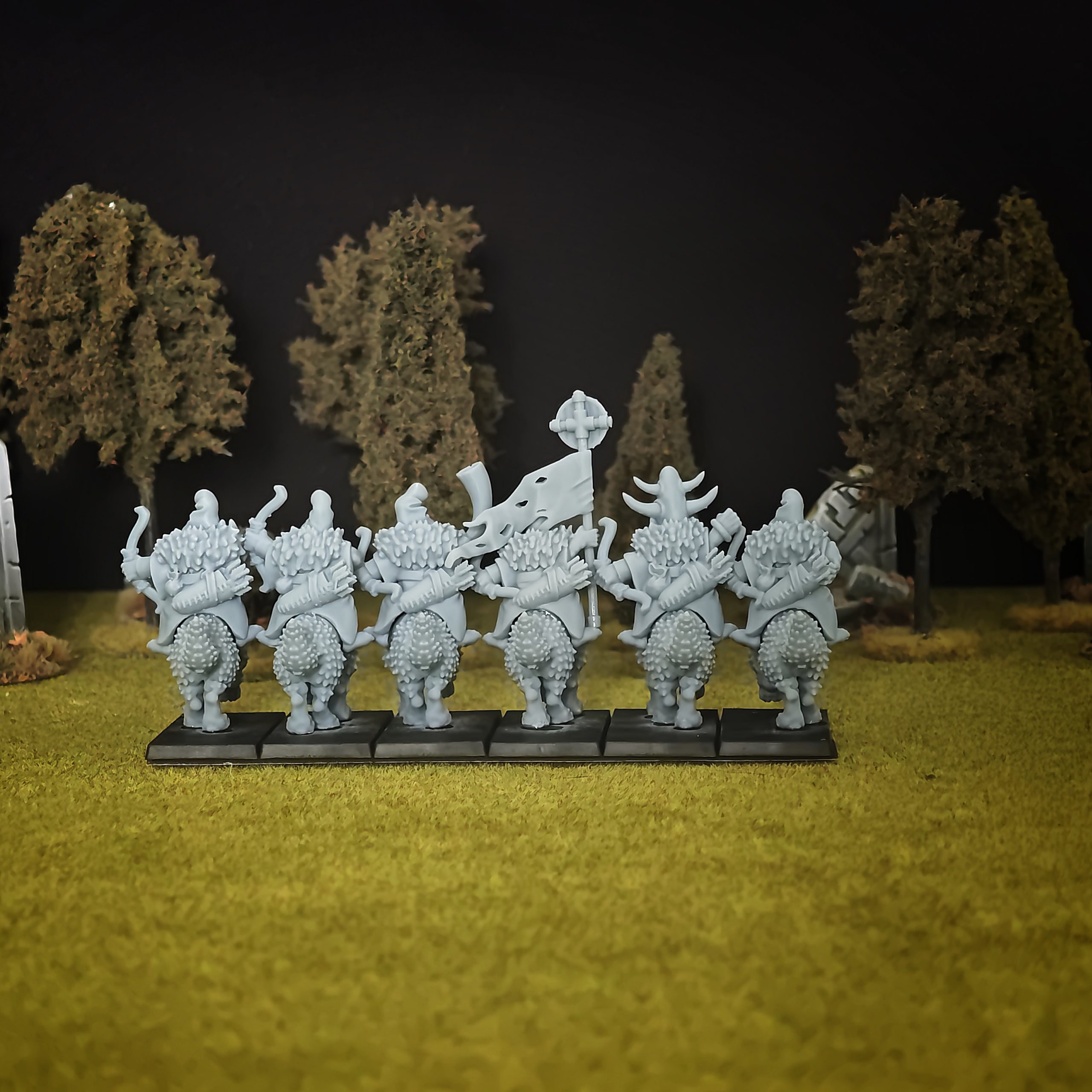 Hobgoblin Archers riding wolves, Old Infernal Dwarves - MoM Miniatures - Image 4