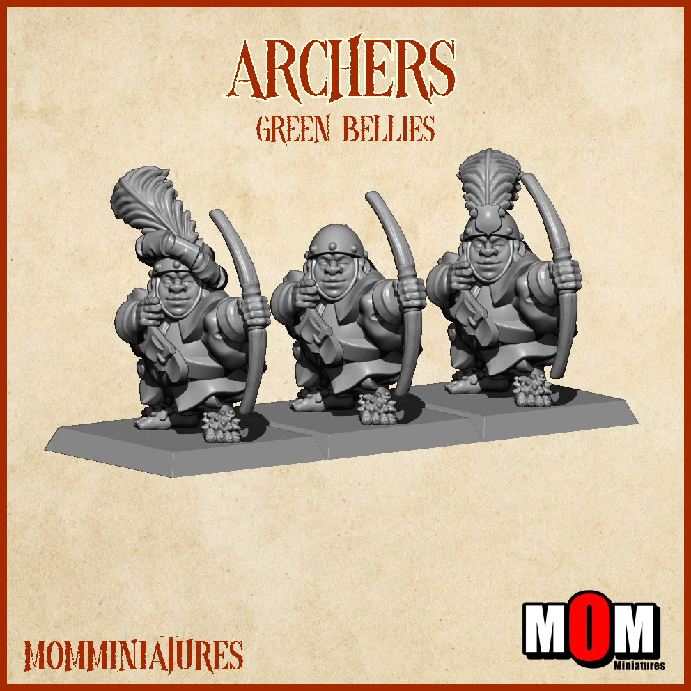 Archers, Green Bellies - MoM Miniatures - Image 4