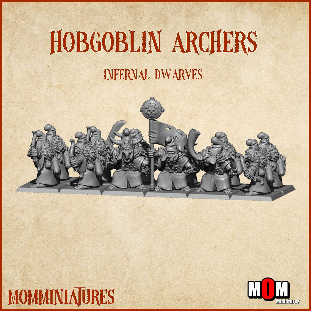 Infernal Dwarf Army Bundle 1, Infernal Dwarves - MoM Miniatures - Image 4