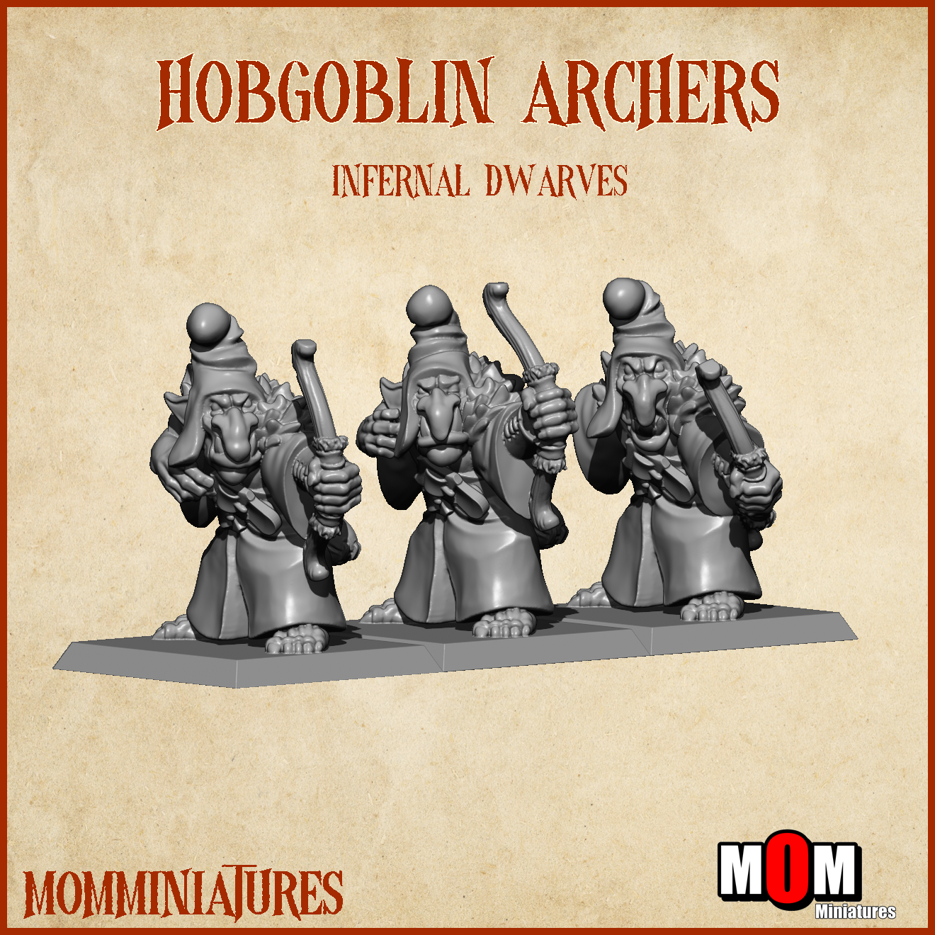 Hobgoblin Archers, Old Infernal Dwarves - MoM Miniatures - Image 5
