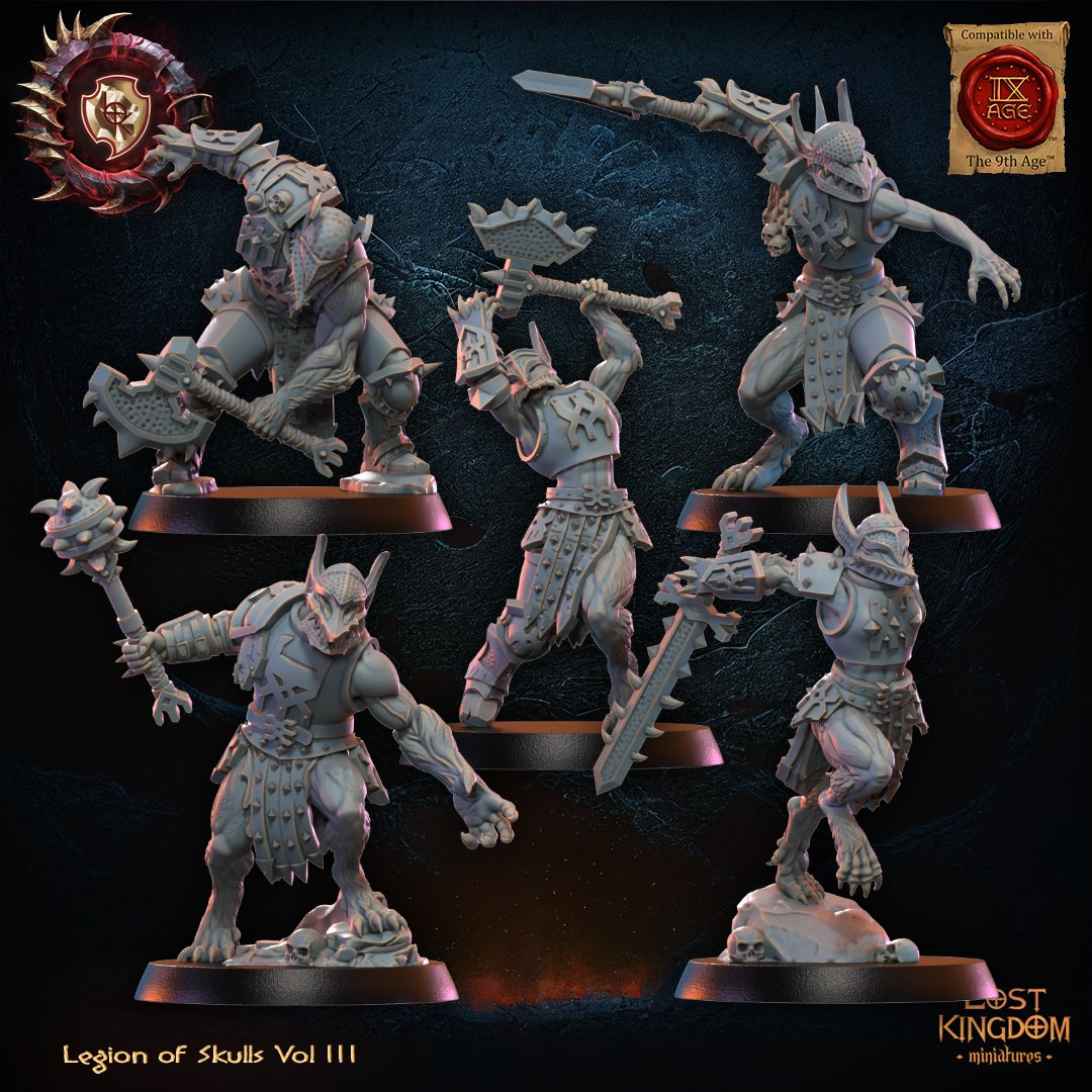 Mooncurse Forsaken including Command Group, Legion of Skulls, Lost Kingdom