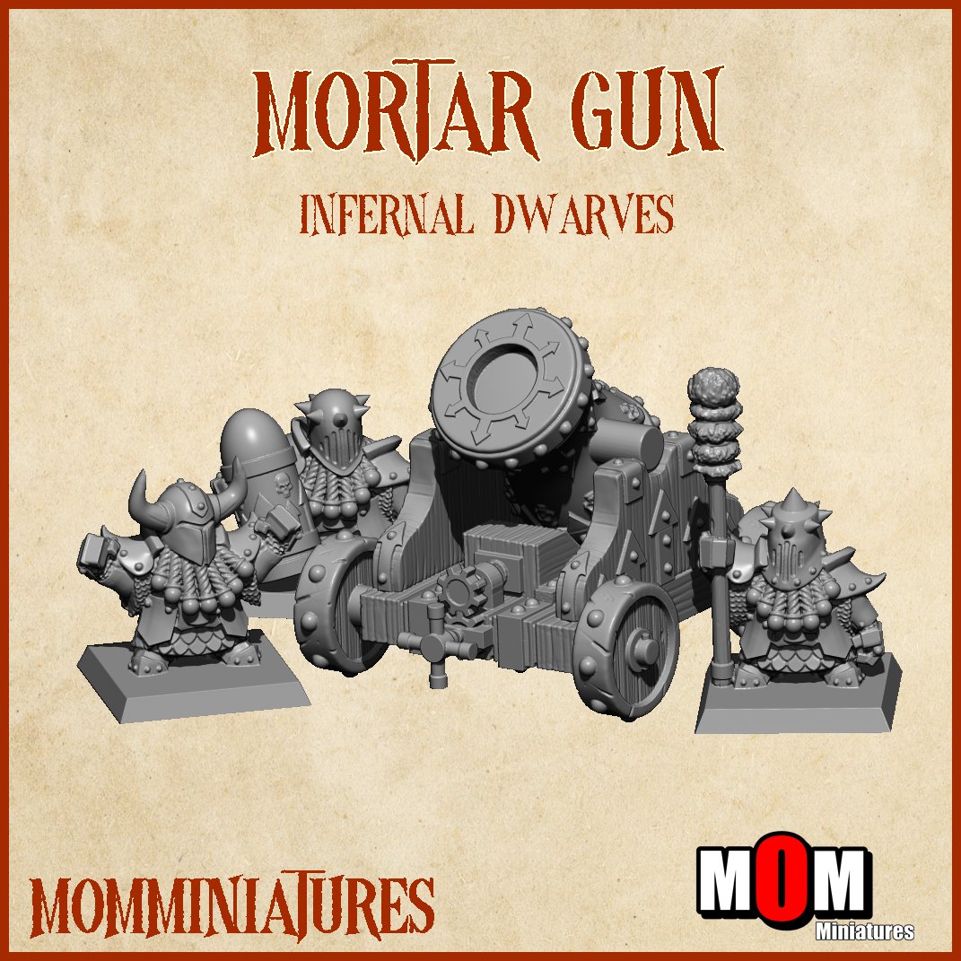 Infernal Dwarf Army Bundle 1, Infernal Dwarves - MoM Miniatures - Image 13