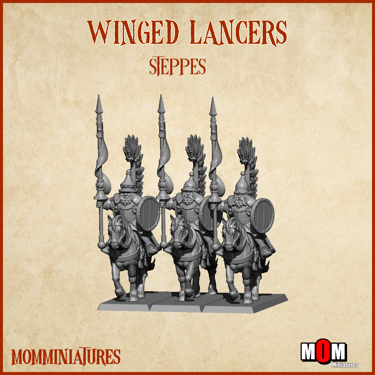 Winged Lancers, Steppes - MoM Miniatures - Image 5
