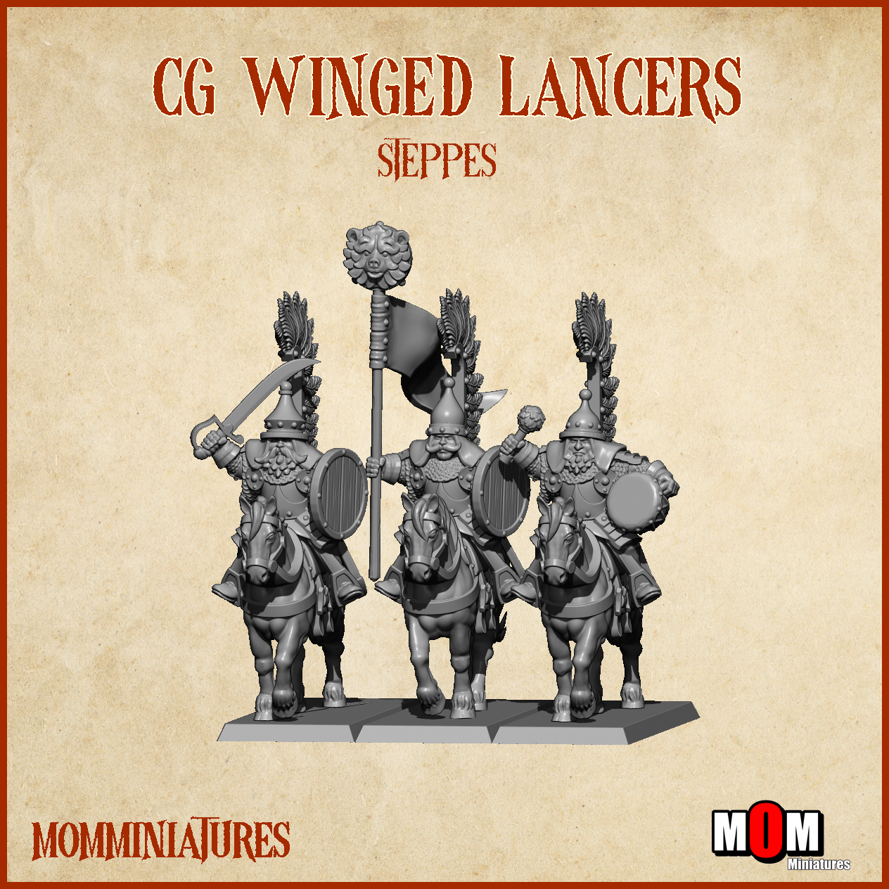 Winged Lancers, Steppes - MoM Miniatures - Image 6
