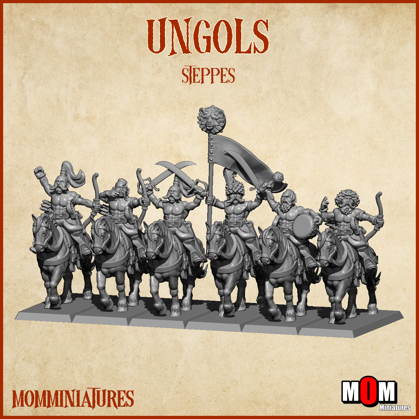 Ungols, Steppes - MoM Miniatures