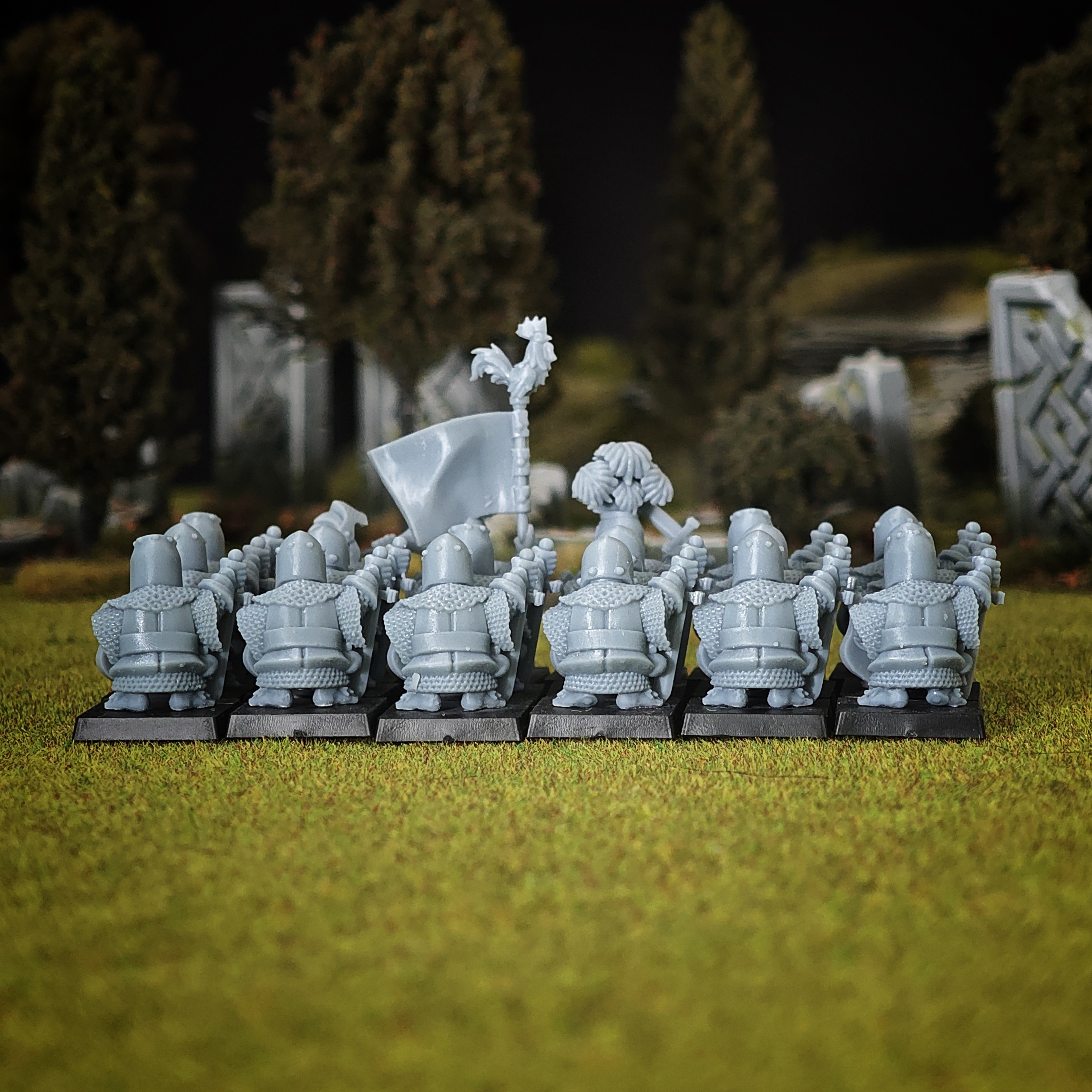 Cavalry on Foot, Green Bellies - MoM Miniatures - Image 3