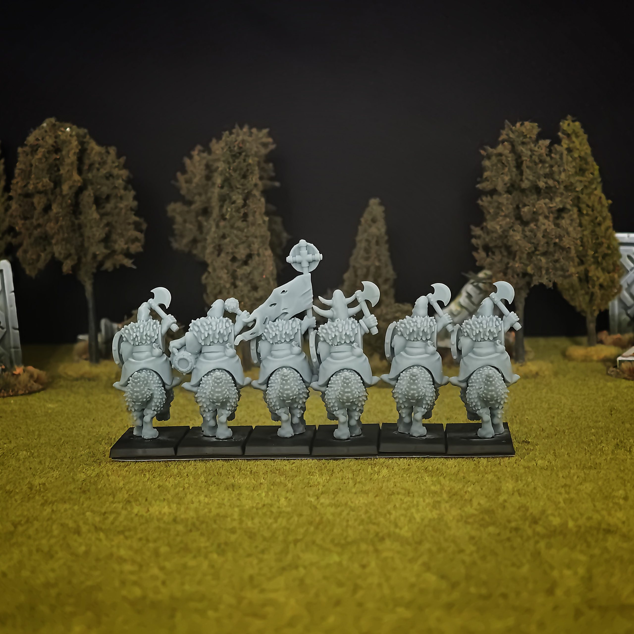 Hobgoblin riding wolves, Old Infernal Dwarves - MoM Miniatures - Image 4