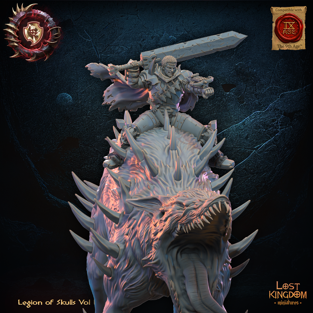 Gôts, the Berserk on Wrath Spawn, Legion of Skulls, Lost Kingdom