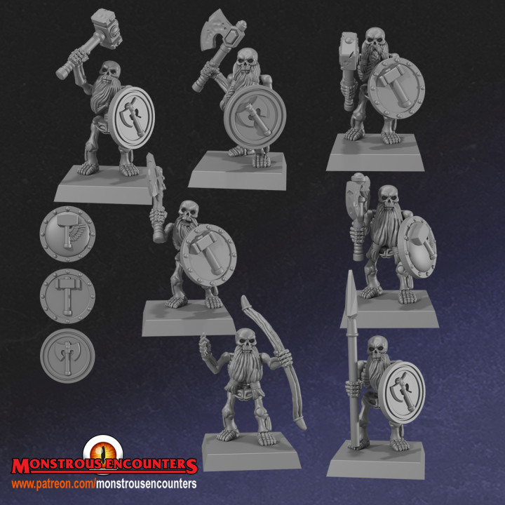 Skeleton Horde: Dwarf Expansion, Undead, Monstrous Encounters