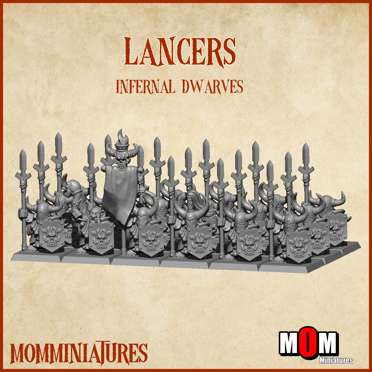 Infernal Dwarf Army Bundle 1, Infernal Dwarves - MoM Miniatures - Image 11