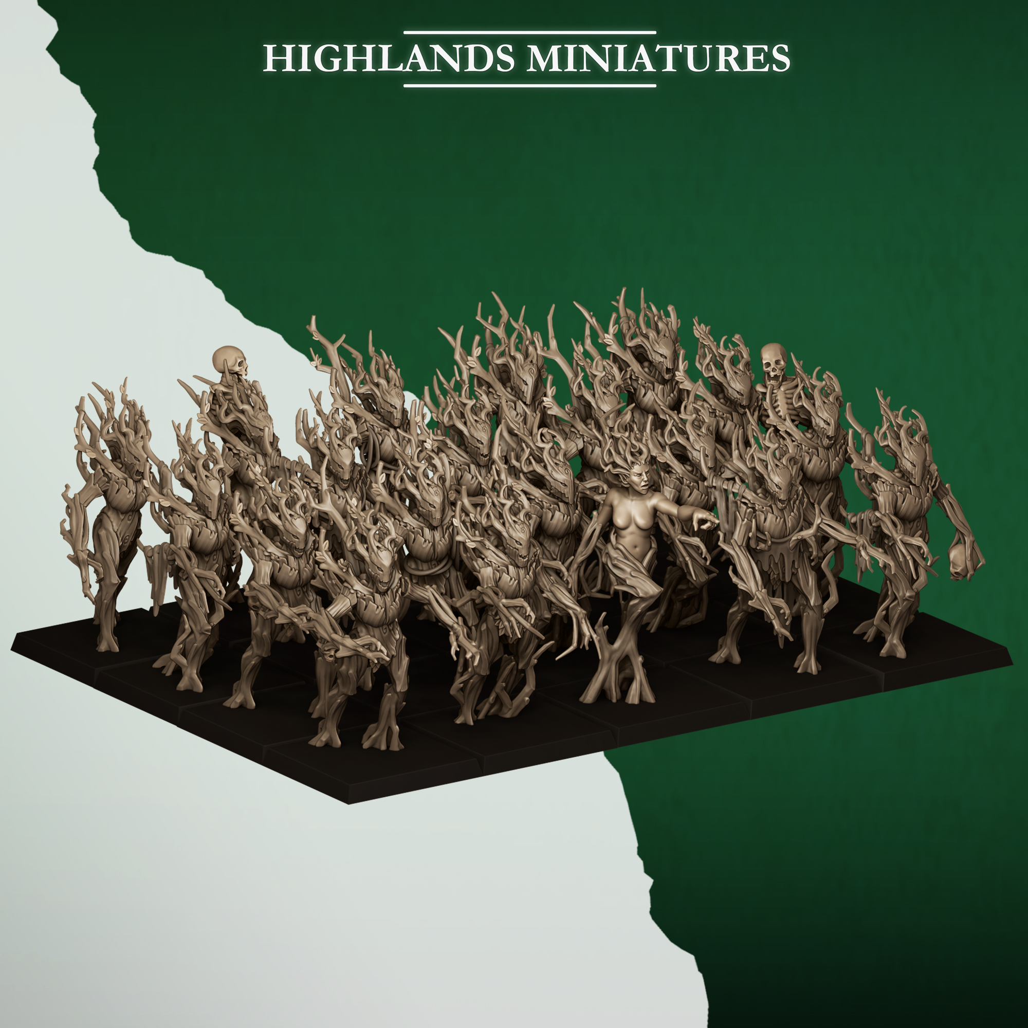 Dryads, Feral Elves - Highlands Miniatures