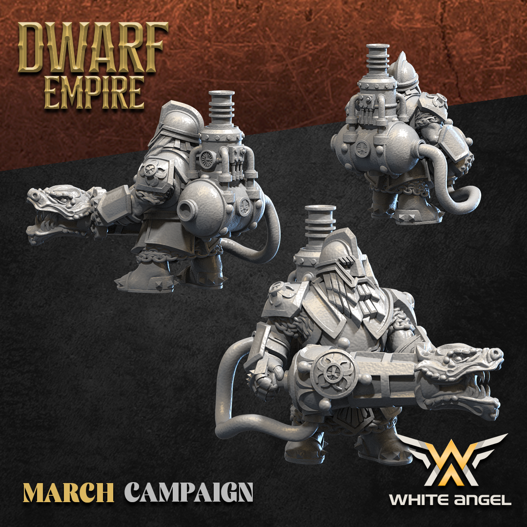 Iron Elite Dragon – Dwarf Empire – White Angel Miniatures - Image 2