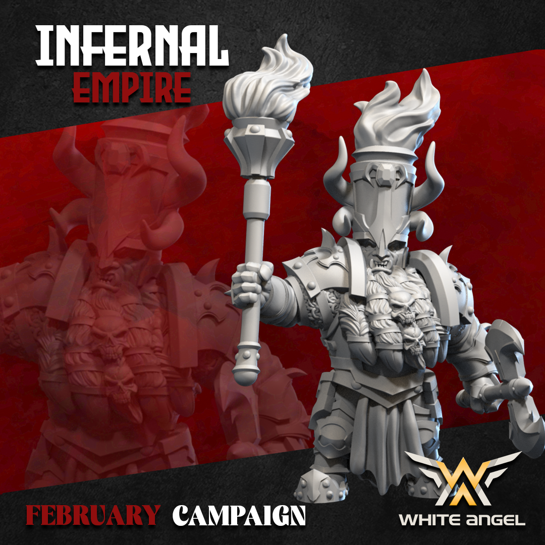 Infernal Sorcerer, Infernal Empire - White Angel Miniatures