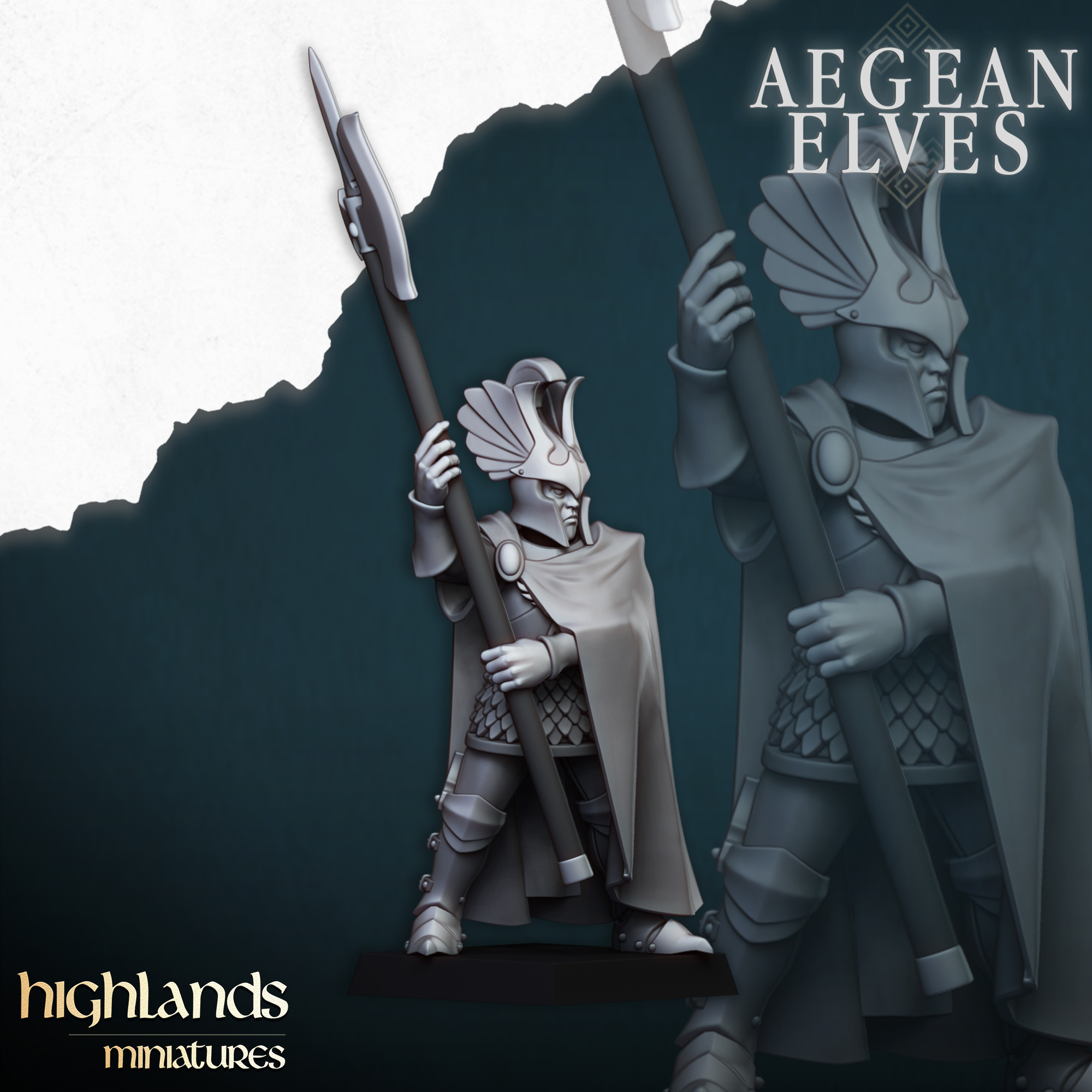 Mycenaean Guard, Aegean Elves - Highlands Miniatures - Image 3