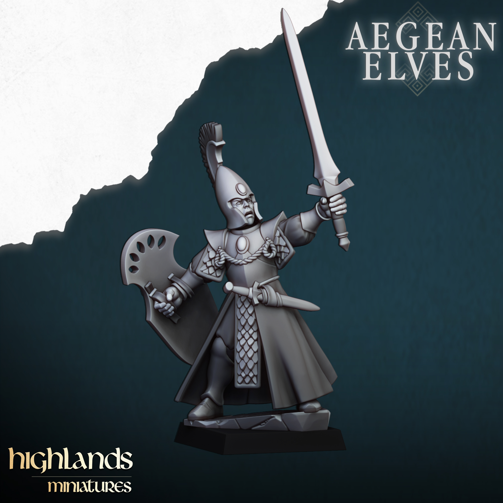 Spearmen, Aegean Elves - Highlands Miniatures - Image 12
