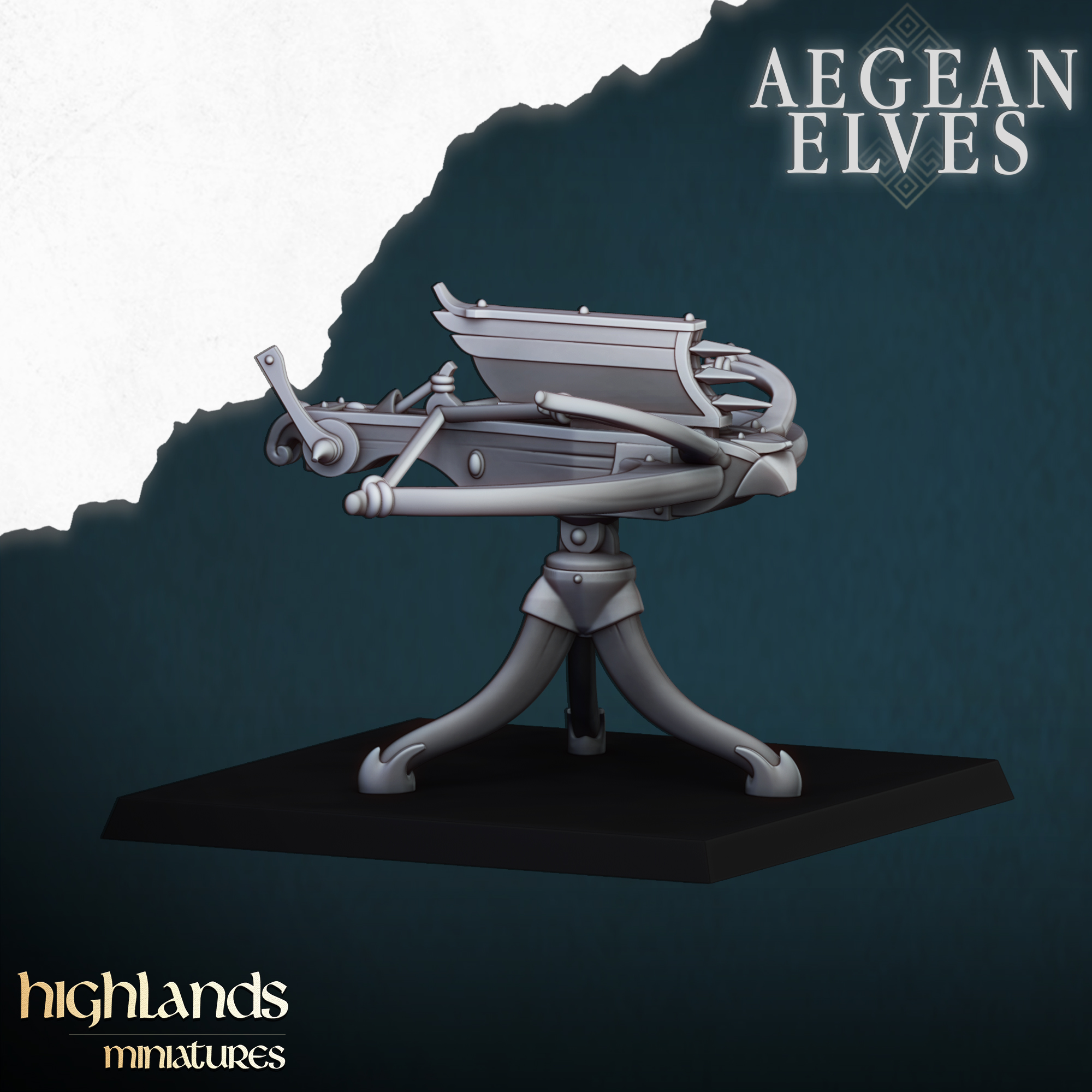 Ballista, Aegean Elves - Highlands Miniatures - Image 6