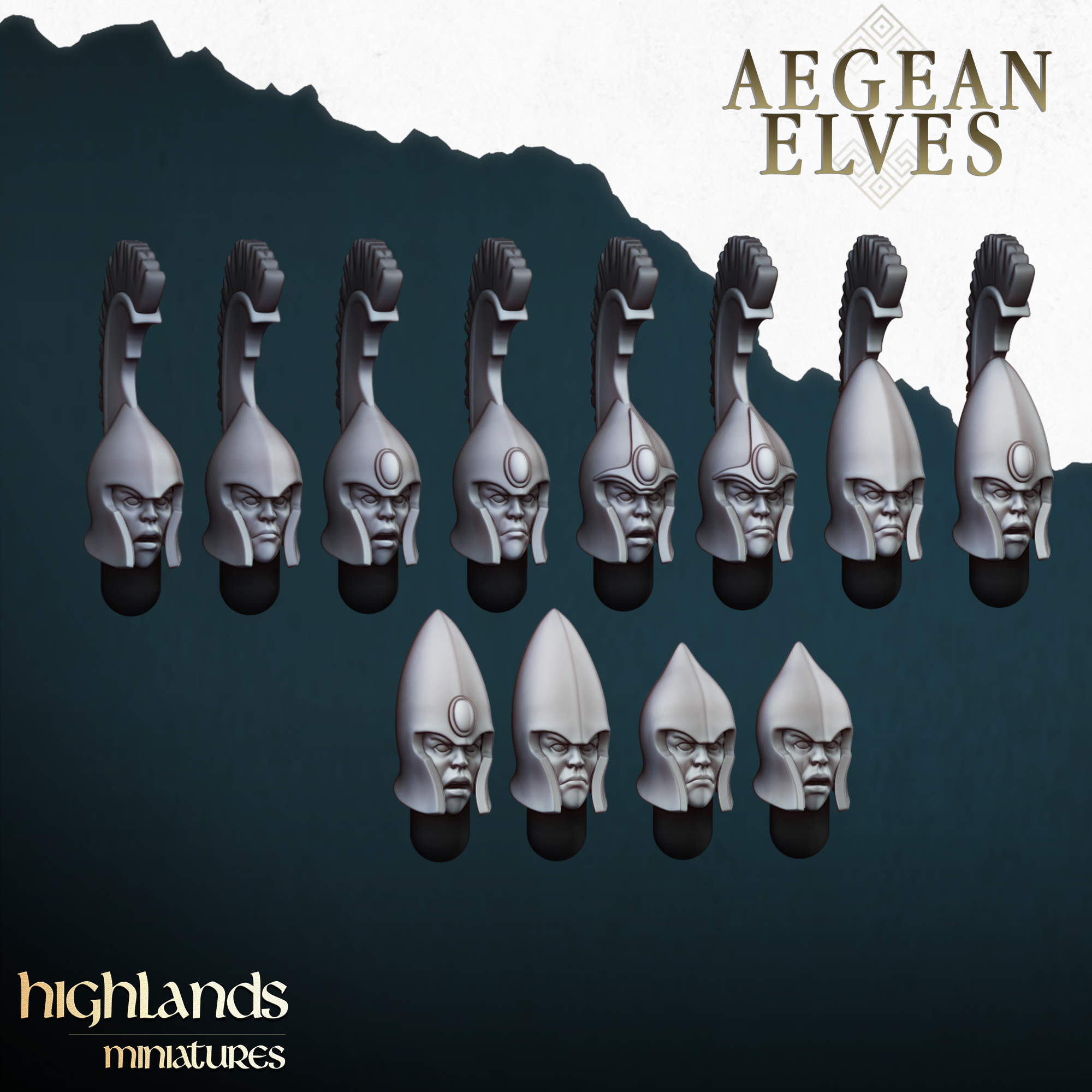 Spearmen, Aegean Elves - Highlands Miniatures - Image 14