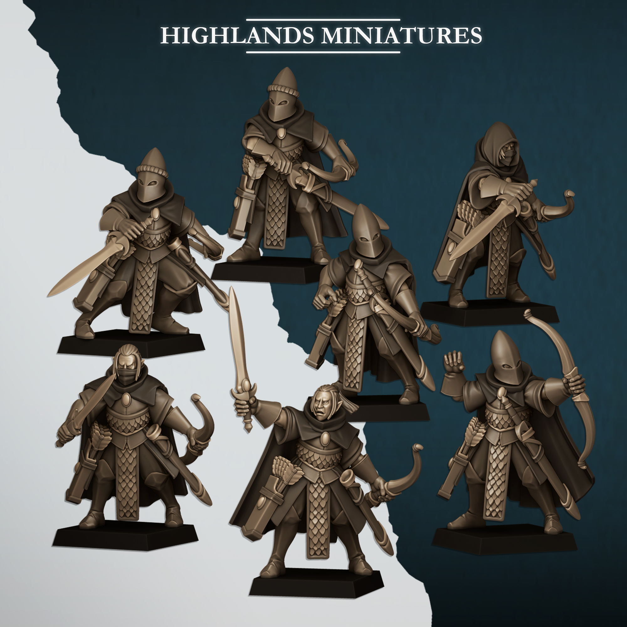 Aegean Shadows, Aegean Elves - Highlands Miniatures