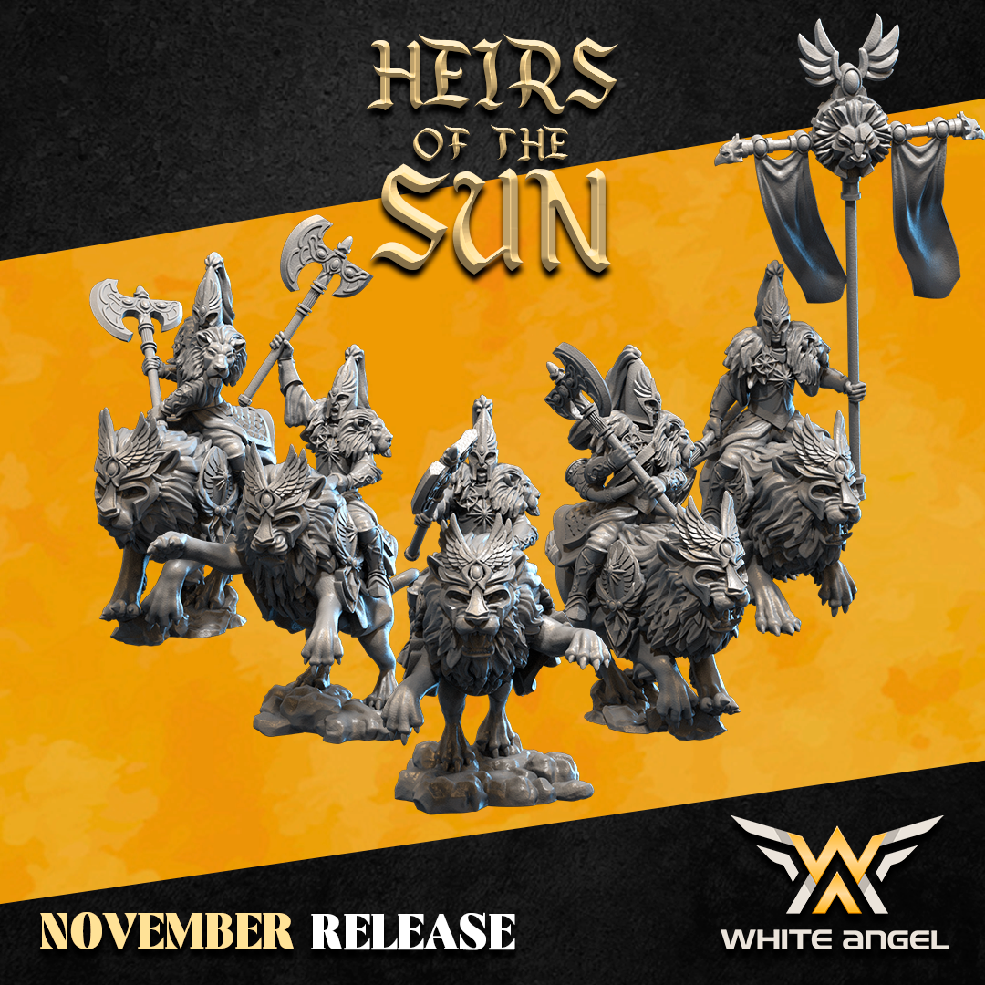 Elite Lion, Heirs of the Sun - White Angel Miniatures