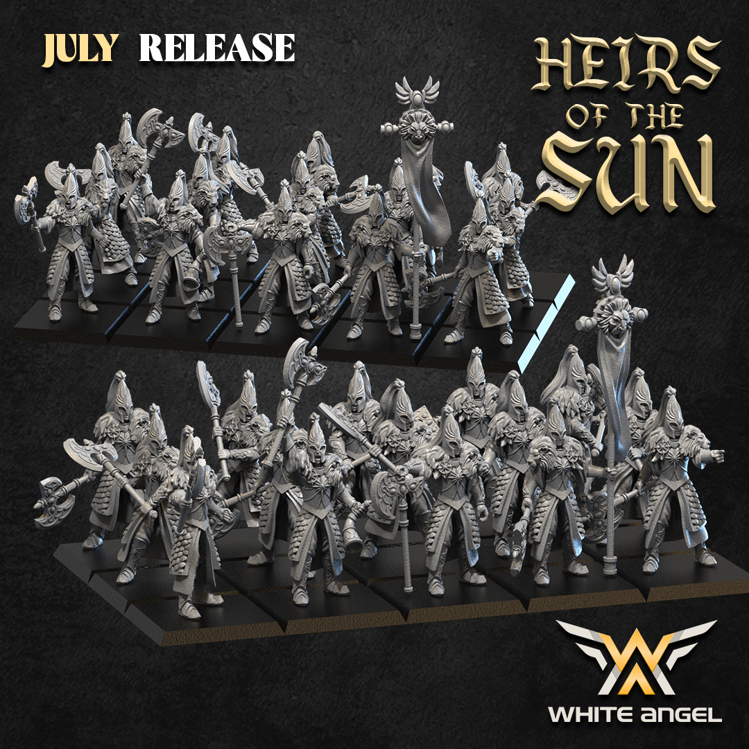 Imperial Lion Warriors, Heirs of the Sun, White Angel Miniatures