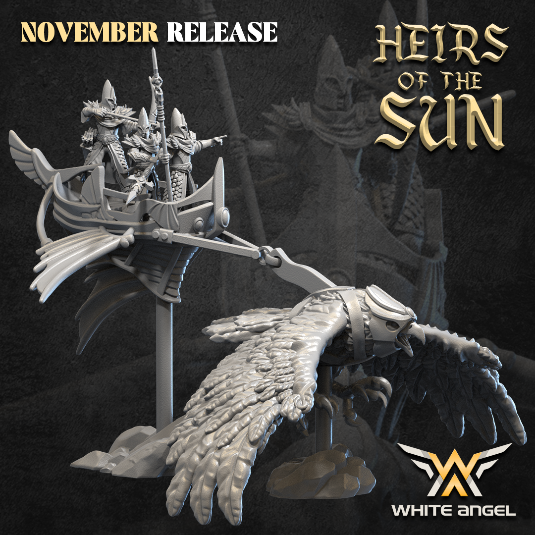 Sky Guardian of Light, Heirs of the Sun - White Angel Miniatures - Image 4