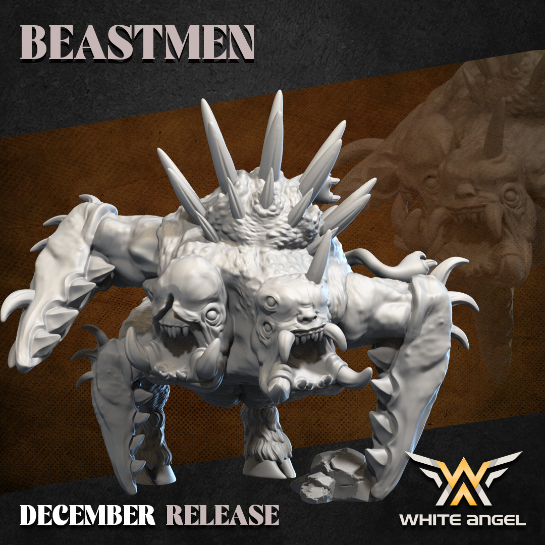Beast Demon Thing, Beastmen - White Angel Miniatures