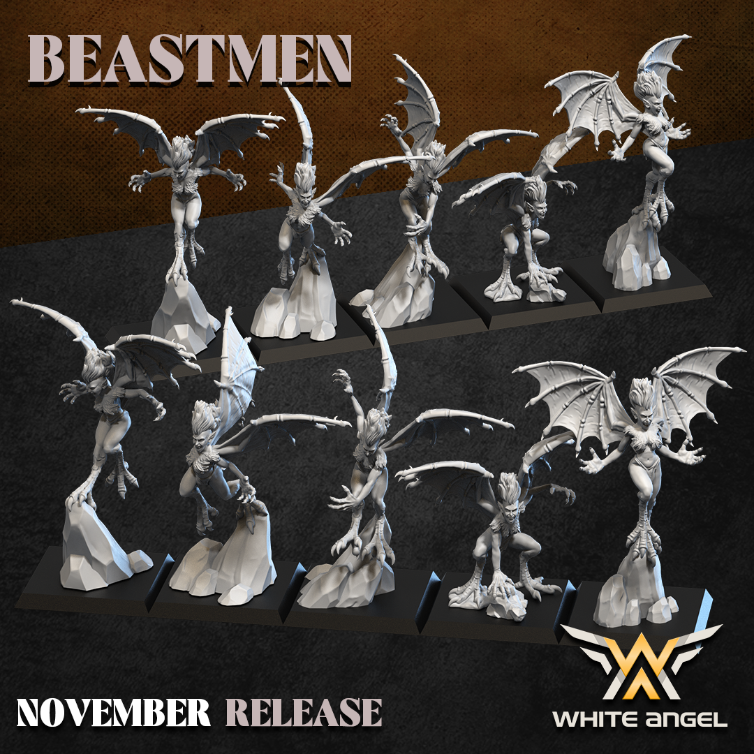 Beast Harpy, Beastmen, White Angel Miniatures - Image 7