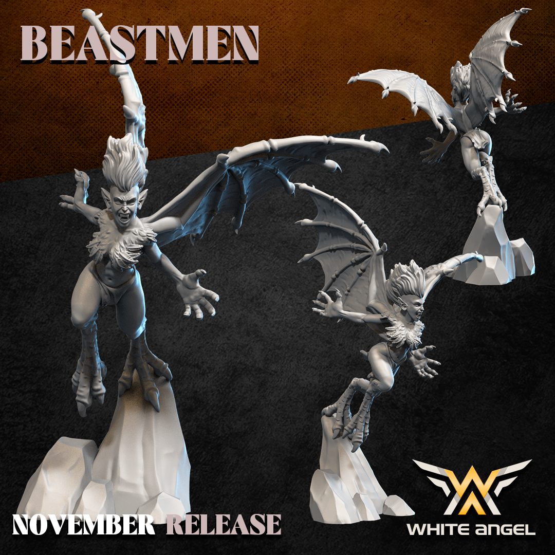 Beast Harpy, Beastmen, White Angel Miniatures - Image 4
