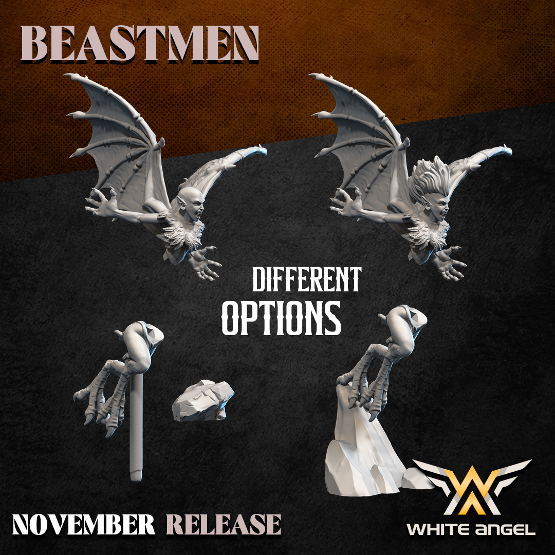 Beast Harpy, Beastmen, White Angel Miniatures - Image 5