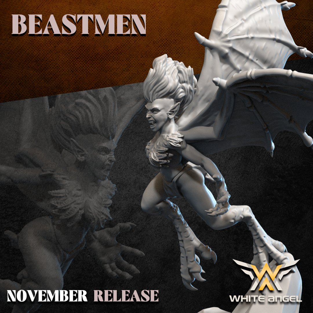 Beast Harpy, Beastmen, White Angel Miniatures - Image 6
