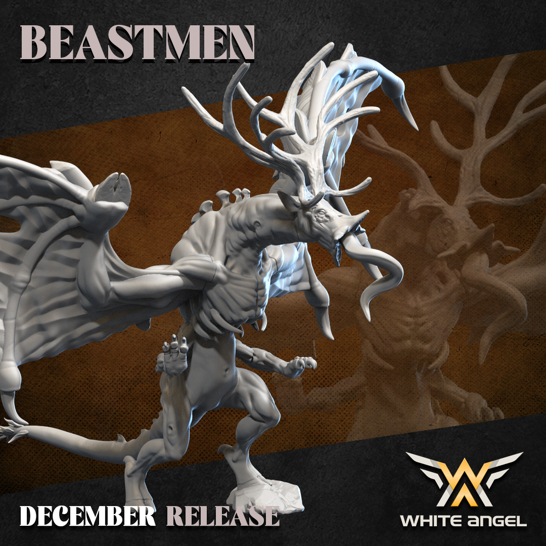 Beast Nightmare, Beastmen - White Angel Miniatures