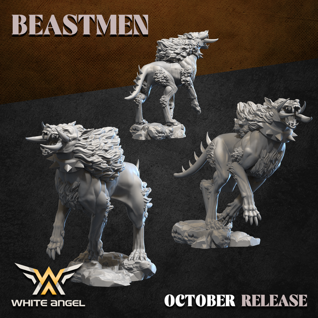 Beast Thing Wolf, Beastmen - White Angel Miniatures - Image 3