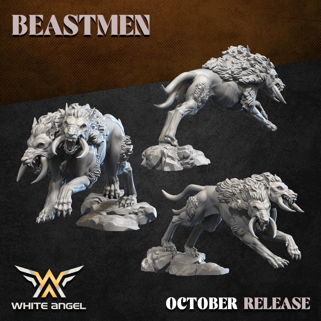 Beast Thing Wolf, Beastmen - White Angel Miniatures - Image 6
