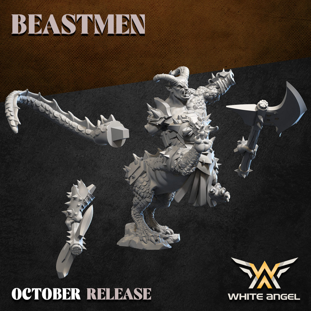 Beastogre, Beastmen - White Angel Miniatures - Image 4