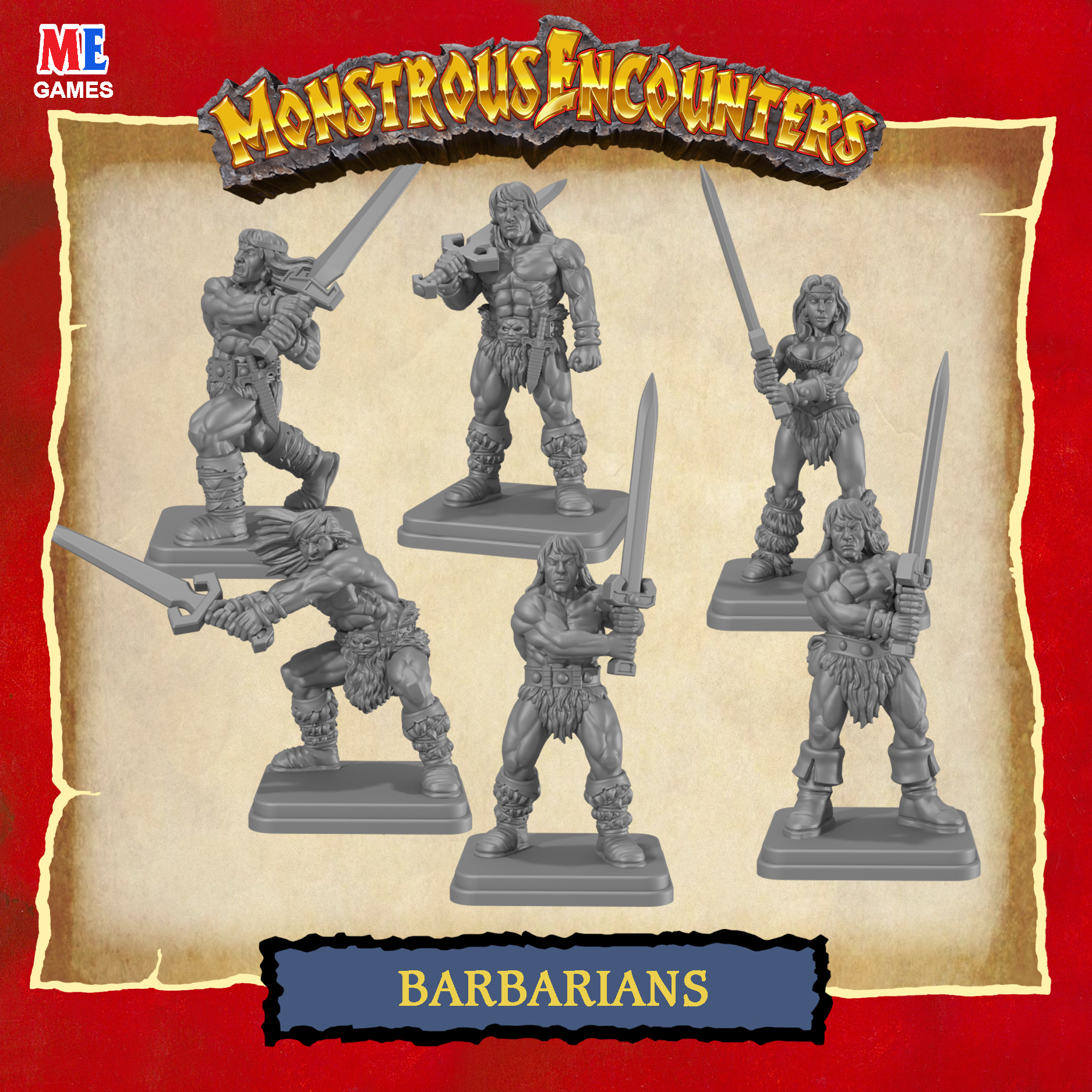 Classic Barbarians, HQ- Monstrous Encounters