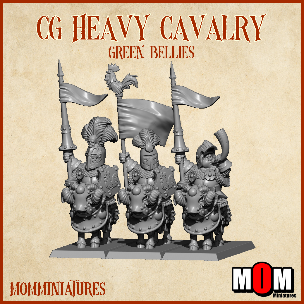 Heavy Cavalry on Rams, Green Bellies - MoM Miniatures - Image 4