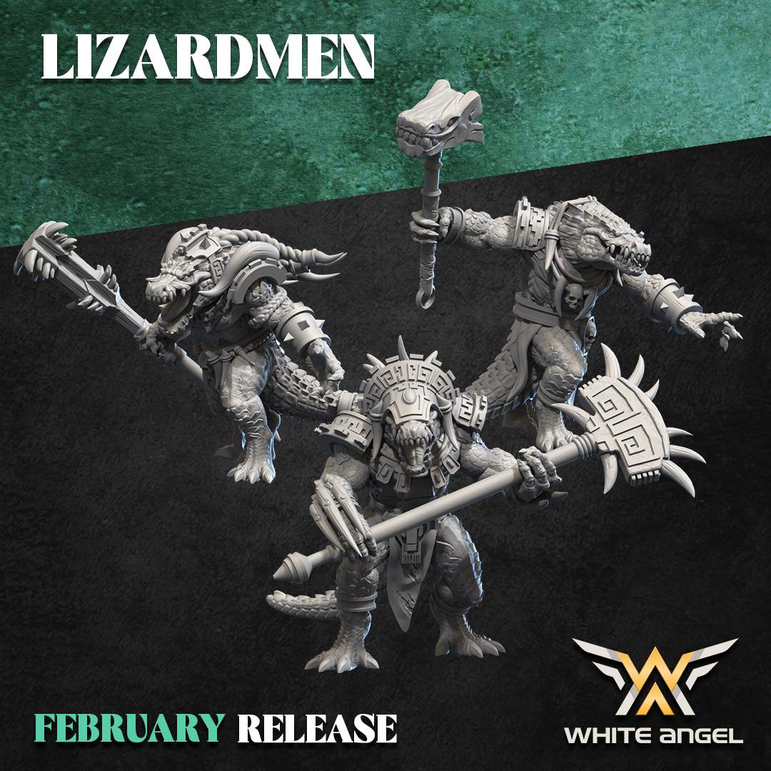 Crocogator, Lizardmen - White Angel Miniatures - Image 8