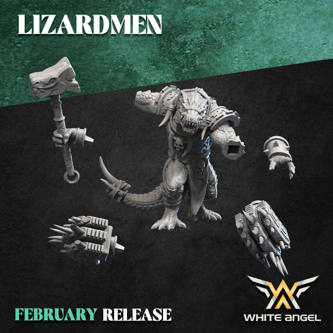 Crocogator, Lizardmen - White Angel Miniatures - Image 6