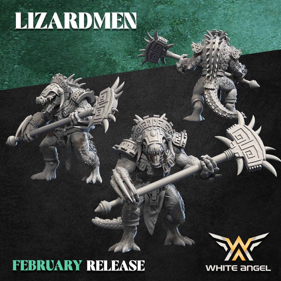 Crocogator, Lizardmen - White Angel Miniatures - Image 10