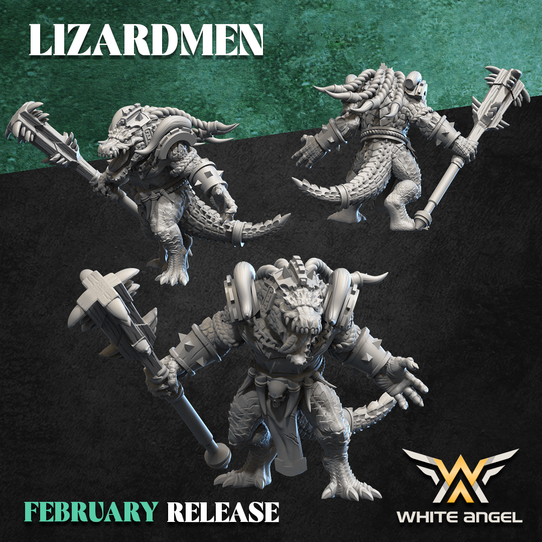 Crocogator, Lizardmen - White Angel Miniatures - Image 12