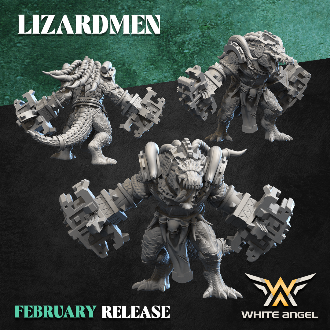 Crocogator, Lizardmen - White Angel Miniatures - Image 13
