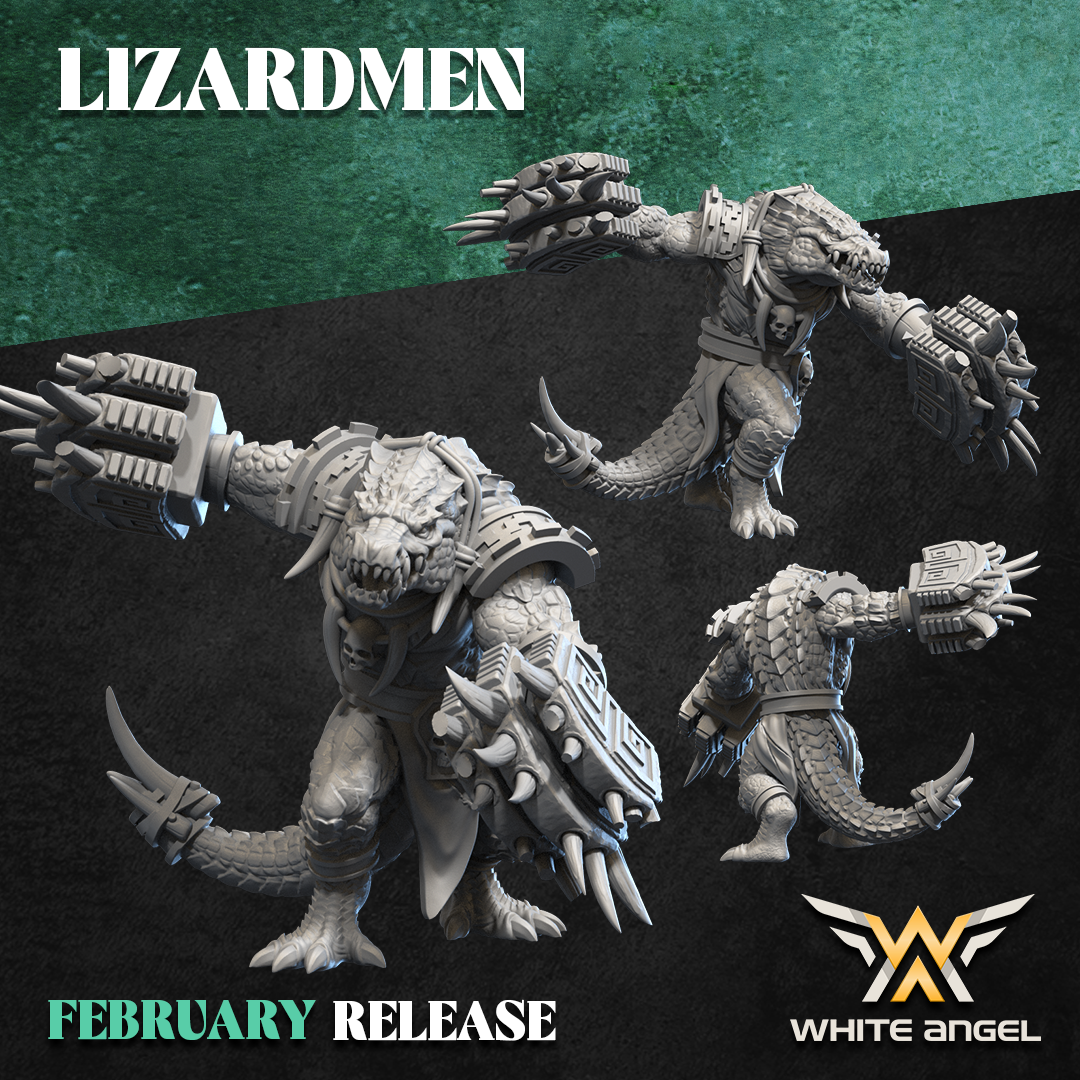 Crocogator, Lizardmen - White Angel Miniatures - Image 3