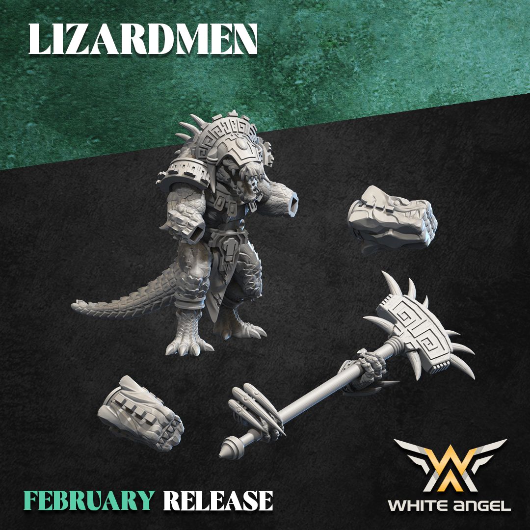 Crocogator, Lizardmen - White Angel Miniatures - Image 4
