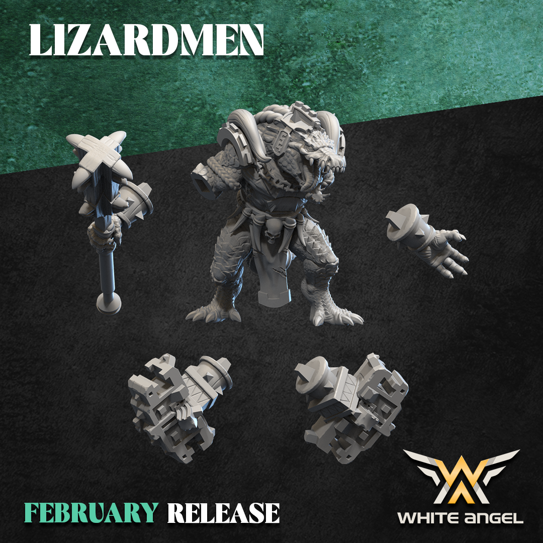 Crocogator, Lizardmen - White Angel Miniatures - Image 5