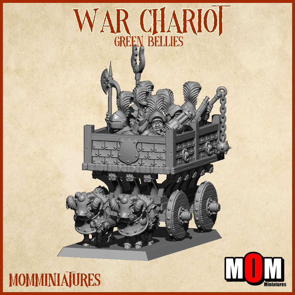War Chariot, Green Bellies - MoM Miniatures - Image 8