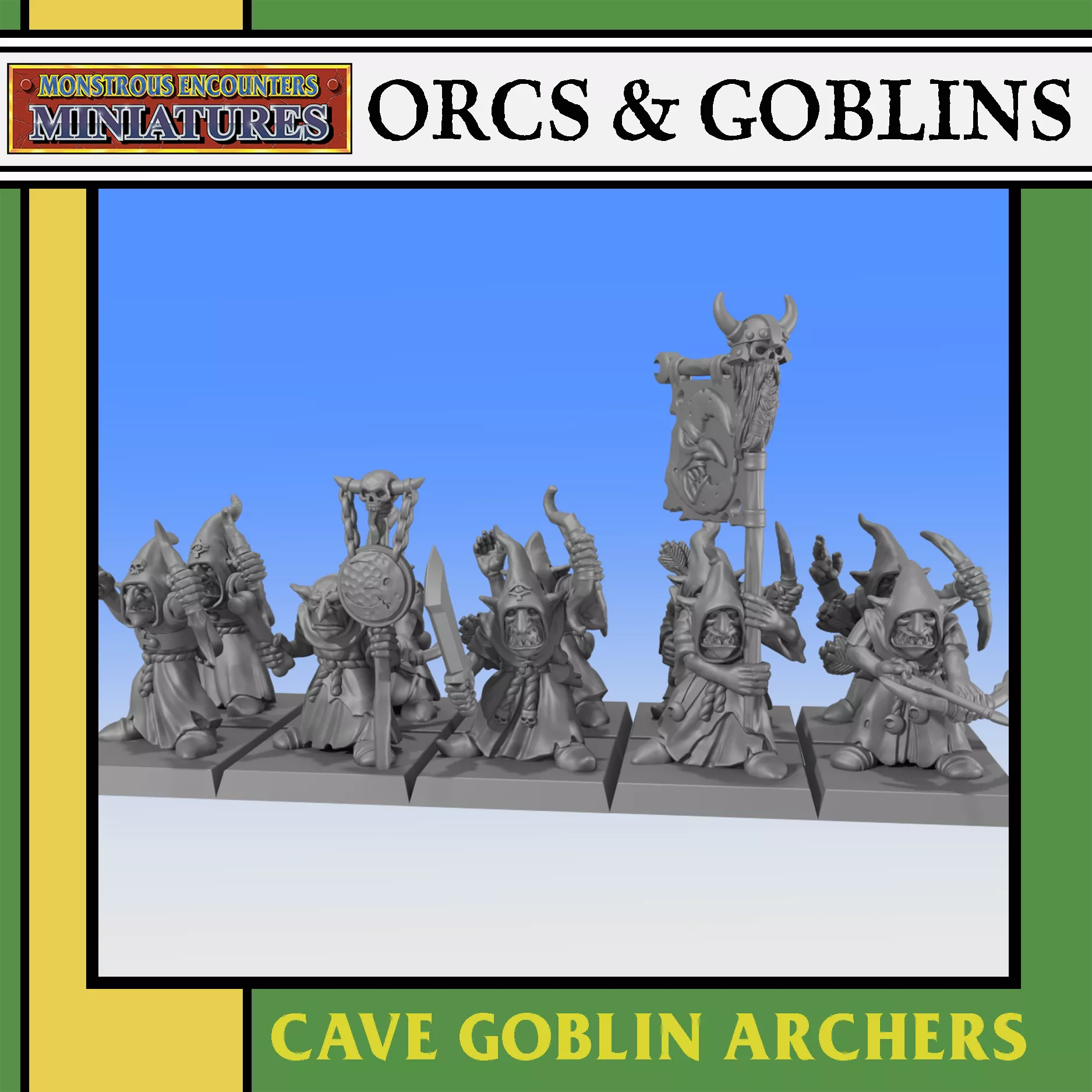 Cave Goblin Archers Unit, Orcs and Goblins, Monstrous Encounters