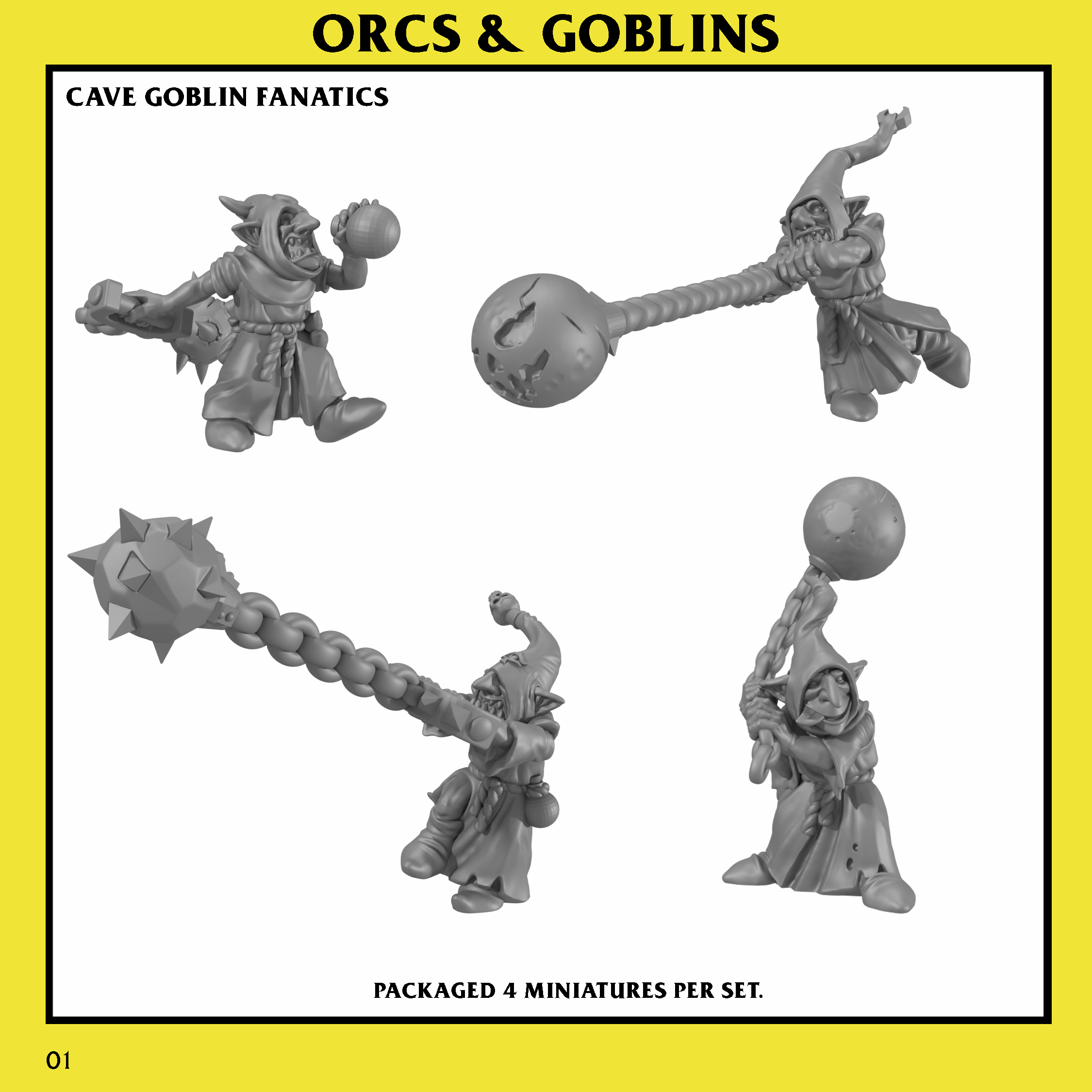 Cave Goblin Fanatics Unit, Orcs and Goblins- Monstrous Encounters - Image 3