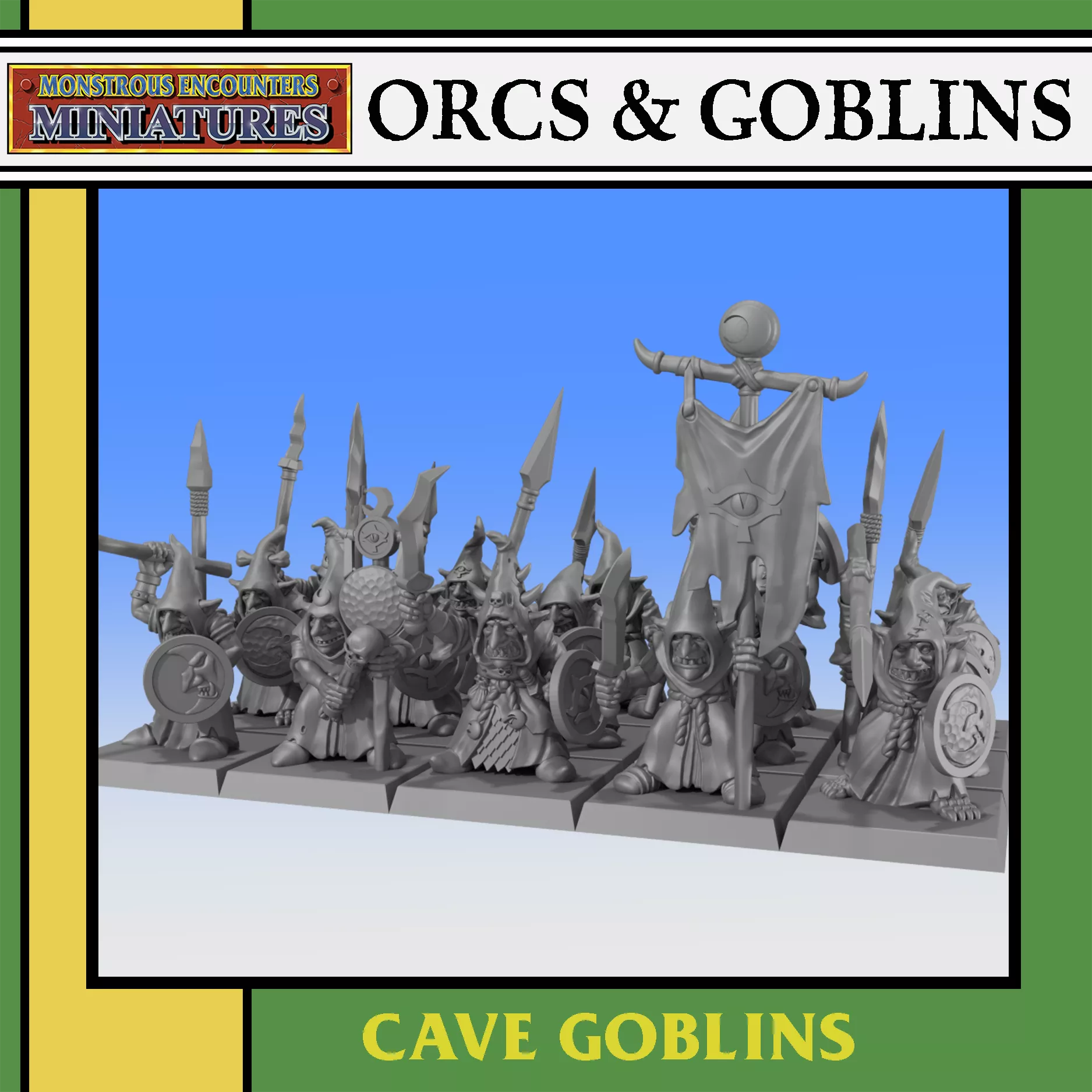 Cave Goblins Unit, Orcs and Goblins, Monstrous Encounters